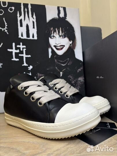 Кеды rick owens jumbo low на руках