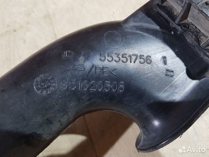 Воздухозаборник opel astra h