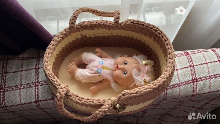 Трикотажные корзинки,люльки