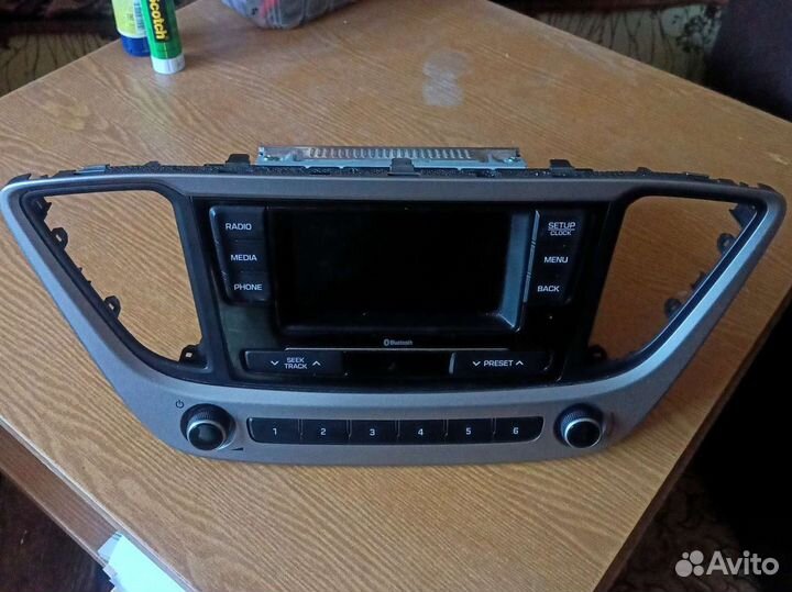 Магнитола Hyundai solaris 2