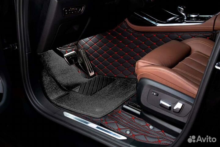 3D Коврики Exeed Салон Багажник из Экокожи