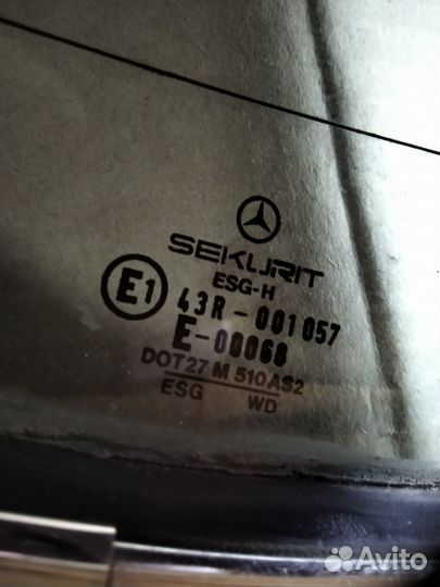 Заднее стекло mercedes w210