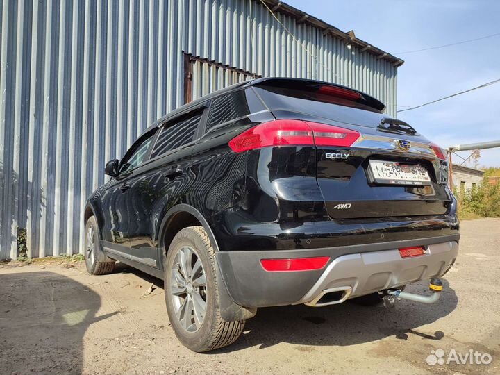 Фаркоп с оцинкованным шаром на Geely Atlas