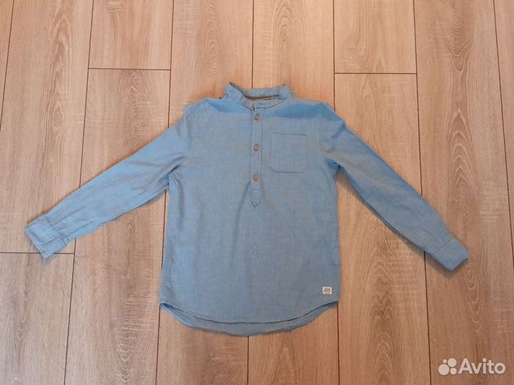 Рубашка H&M на мальчика 134 размер