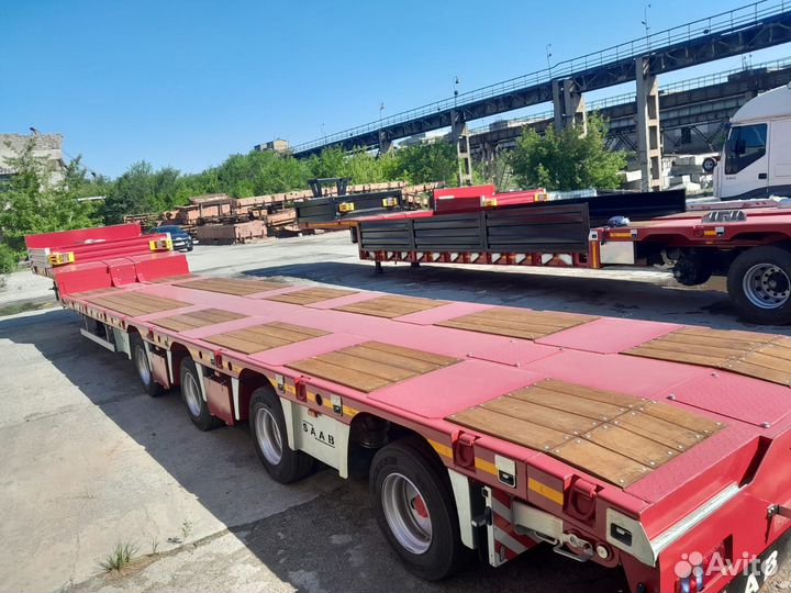 Полуприцеп трал (тяжеловоз) Saab 9891, 2023