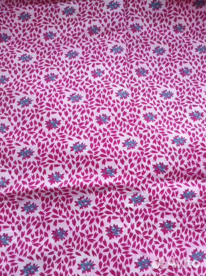 Ткань хлопок сатин для пэчворка, кукольной одежды