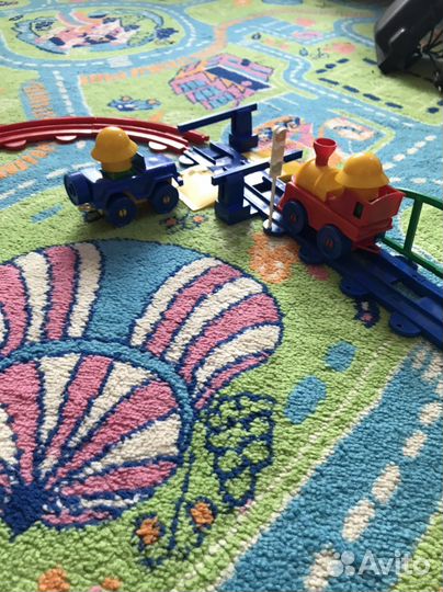 Конструктор «Кроха» железная дорога 288 деталей