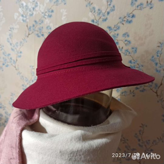 Шляпа фетровая женская р. 56