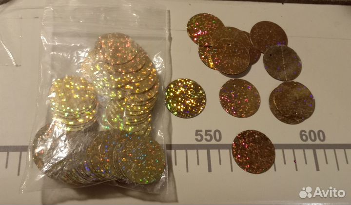 3 Для рукоделия пайетки пришивные