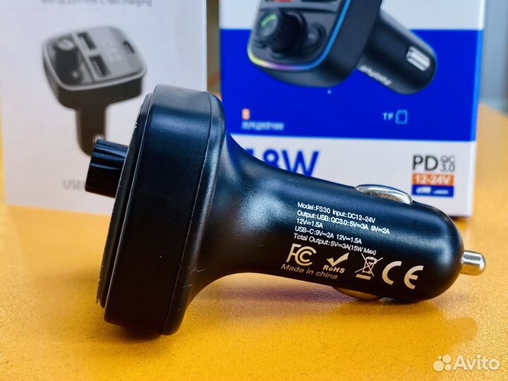 Fm модулятор с bluetooth