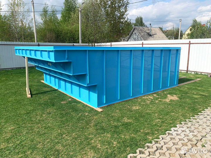 Бассейн 5x4 из пластика