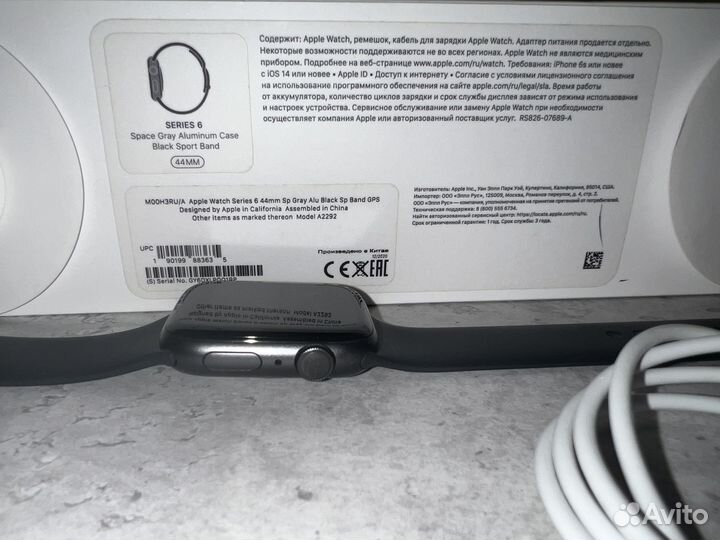 Часы apple watch 6 44 mm