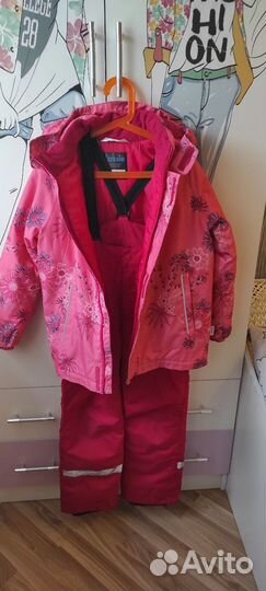Зимняя куртка и комбинезон для девочки lassie 134