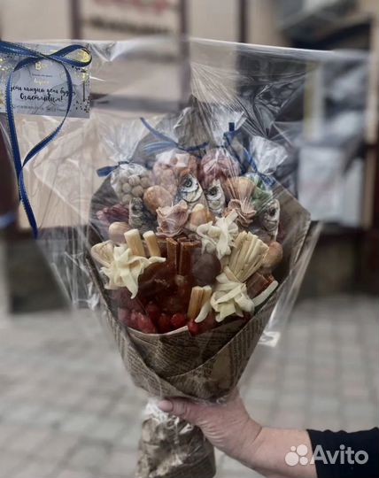 Мужские букеты съедобные