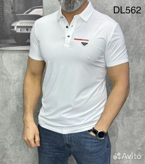 Футболка поло prada