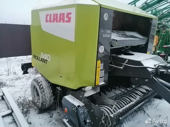Пресс-подборщик Claas Rollant, 2016
