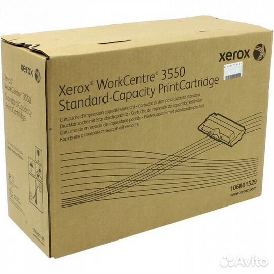 Тонер-картридж Xerox 106R01529 Black