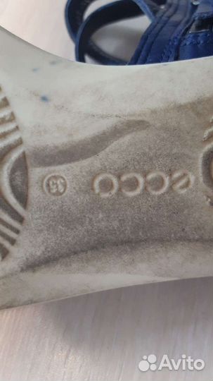 Босоножки синие 35 размер