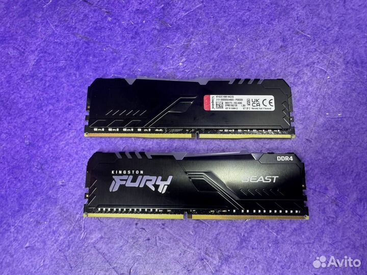 Оперативная память ddr4 32gb 3200 rgb Kingston