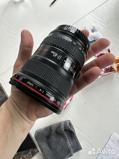 Объектив canon ef 17 40 L серия