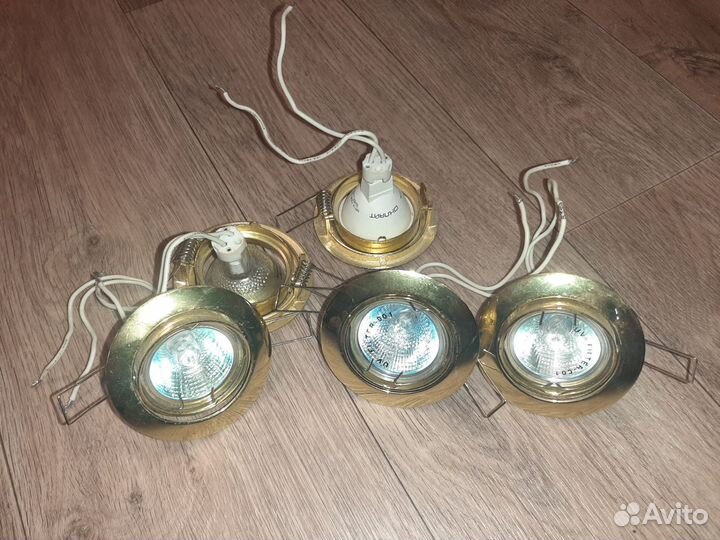 Точечные встраиваемые светильники б/у