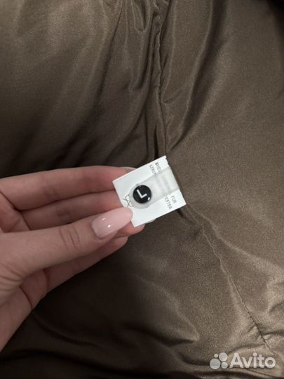 Шуба из эко меха под норку коричневая