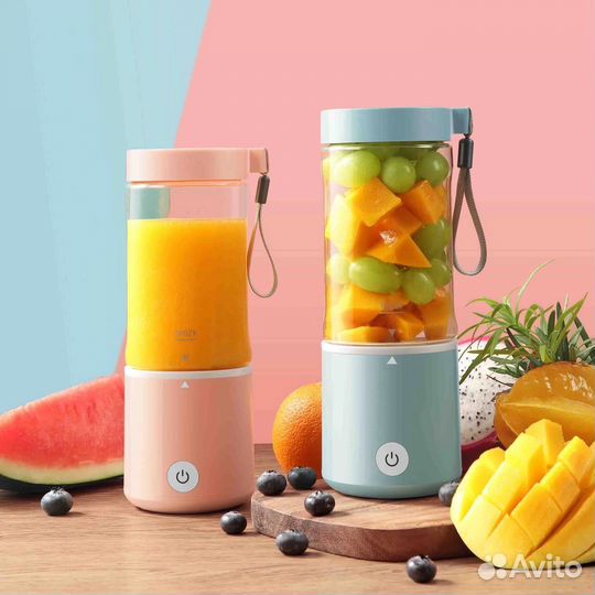 Портативный блендер (Можно брать с собой везде)