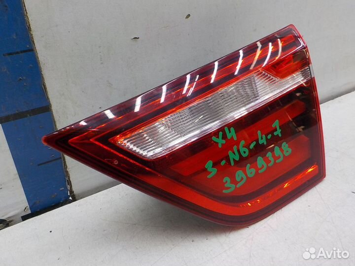 Фонарь задний правый внутренний BMW X4 F26 2014
