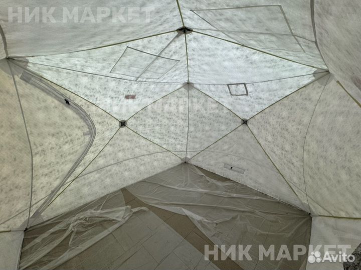 Палатка куб 4 лонг зимняя Медведь