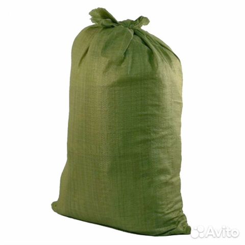 Мешок зеленый полипропиленовый