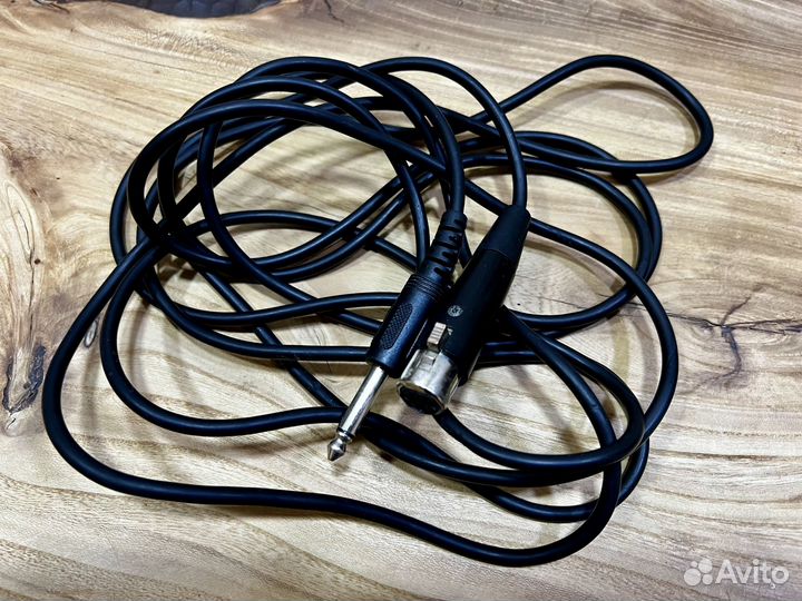 Микрофонный кабель XLR (F) - Jack 5м