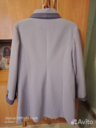 Пальто драповое женское демисезонное