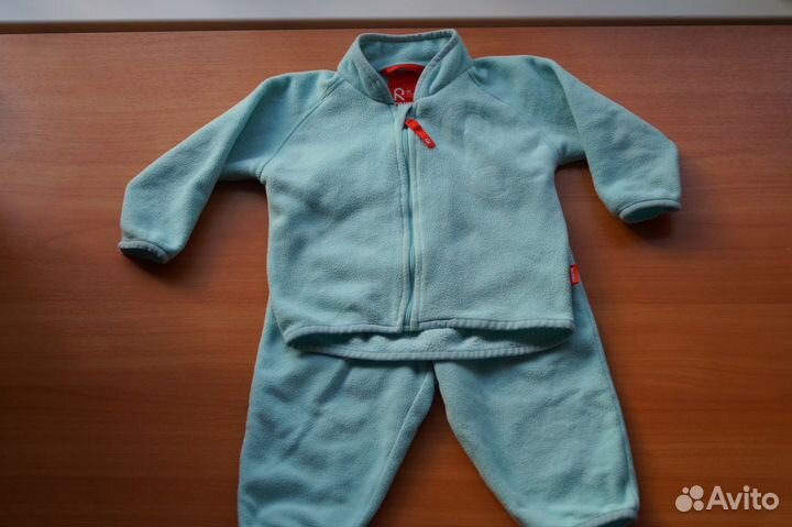 Флисовый костюм reima (кофта + штаны) 80
