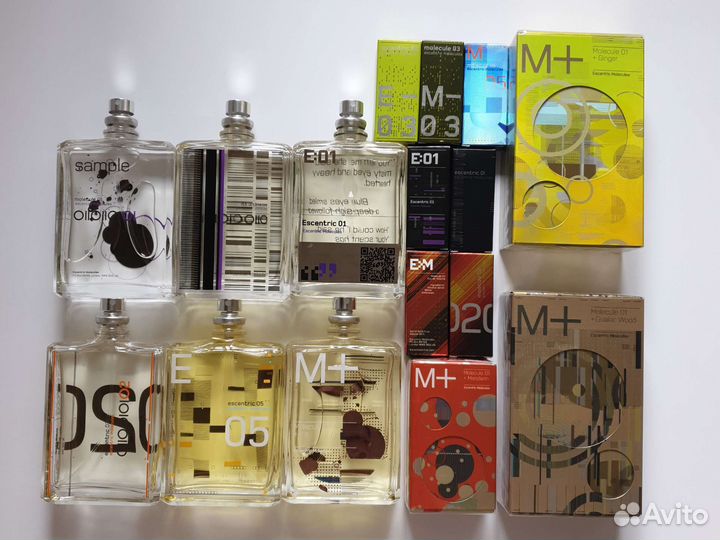 Escentric molecules, edt, 2ml, 01, 02,03,05