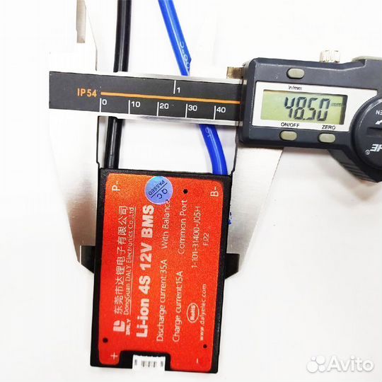 Плата балансировки daly BMS 4S (12V) 35А Li ion
