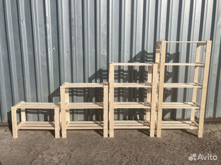 Стеллаж IKEA типа Альберт деревянный усиленный