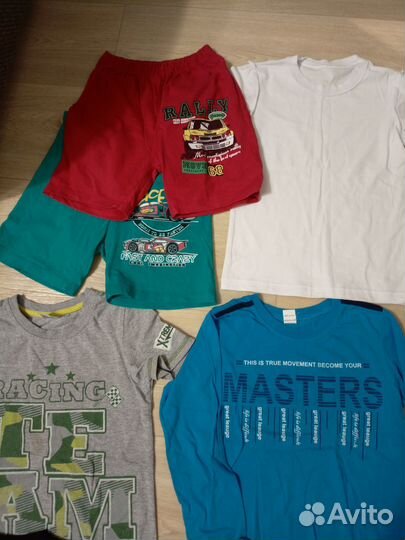 Вещи пакетом для мальчика 110-116-122