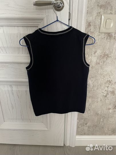 Жилет школьный синий 8-9лет zara