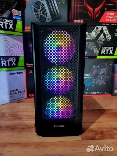 Игровой пк intel 8 ядер/RX580 8GB/ddr3 32GB/SSDm2