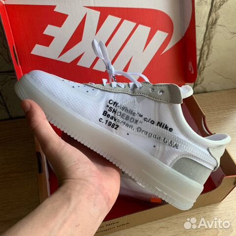 Кроссовки мужские Nike Air Force 1 x Off White