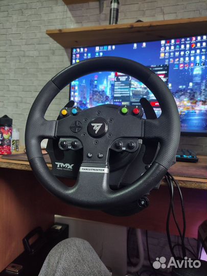 Игровой руль Thrustmaster TMX Pro Force FB + кпп