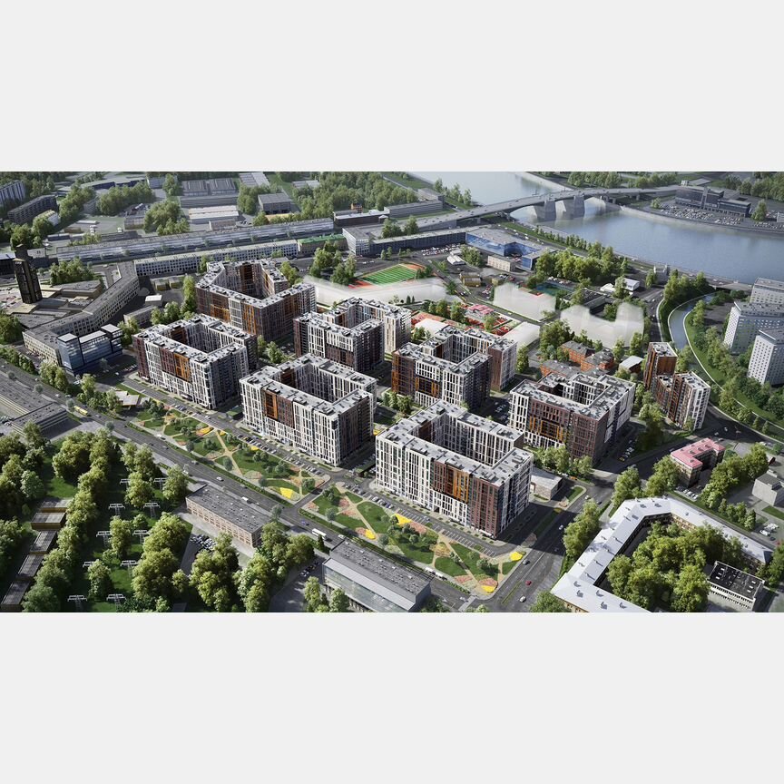 1-к. квартира, 57,9 м², 1/16 эт.