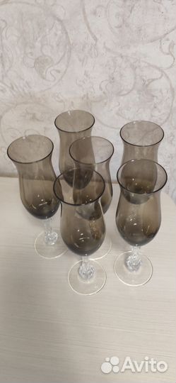 Фужеры для шампанского и вина