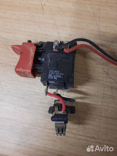 Редуктор с патроном, кнопка Bosch gsr12v