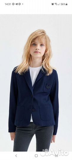 Школьный пиджак для девочки