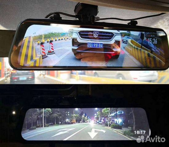 Регистратор в зеркале полноэкранный+камера з.в 67