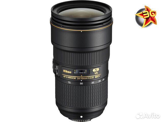 Объектив Nikon 24-70mm f/2.8E ED VR AF-S Nikkor