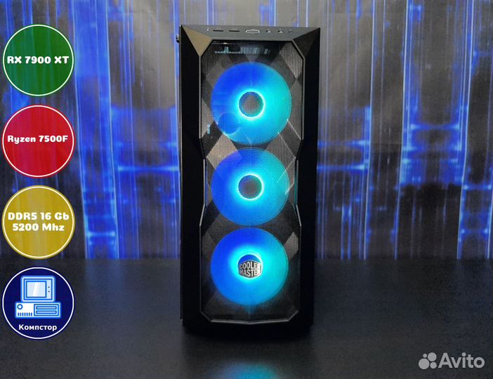 Системный блок AMD7500F-RX7900XT-16DDR5-SVW619-A620