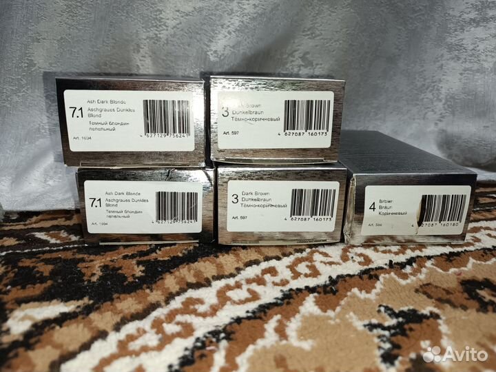 Оксиды, порошок, палитра, краска капус Kapous