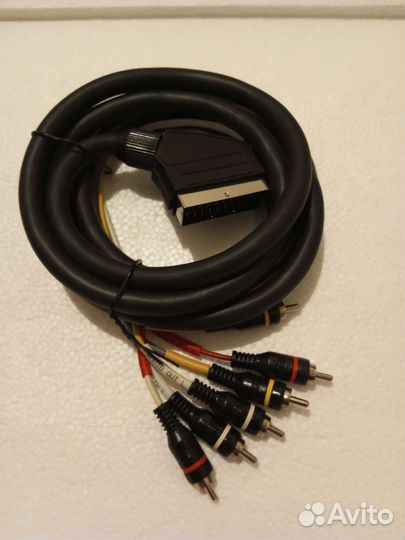 Аудио видео кабель Скарт - 6т
